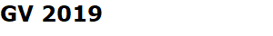 GV 2019